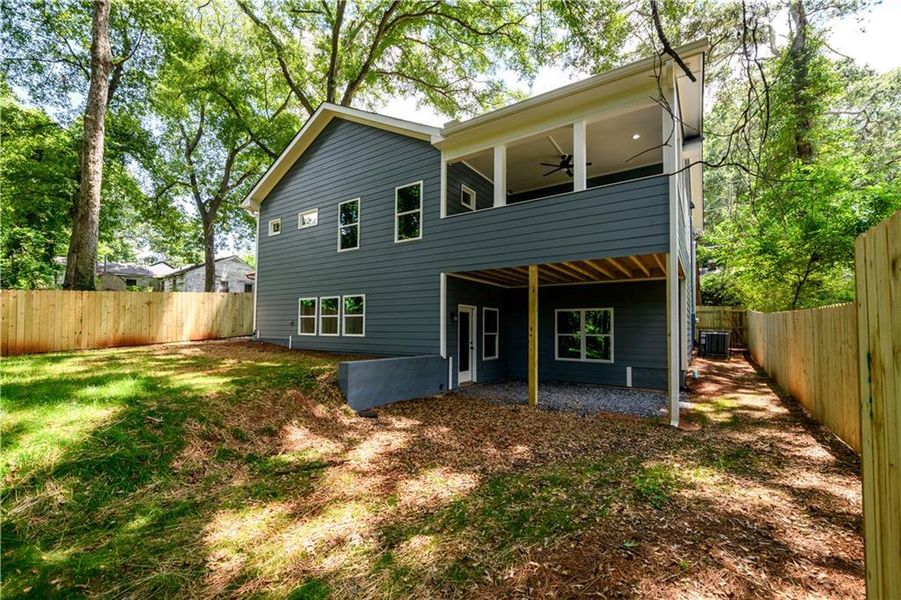 Front exterior of a new home in , Atlanta, GA, highlighting curb appeal (Image 14).