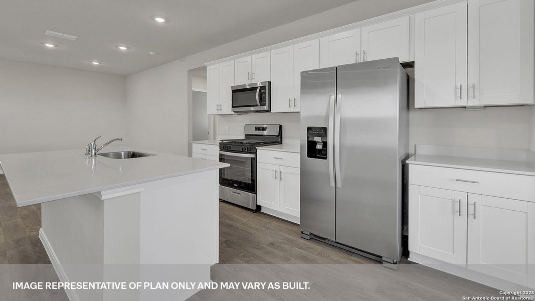 Furnished interior view inside a new home in Whisper South, San Marcos (Image 11).