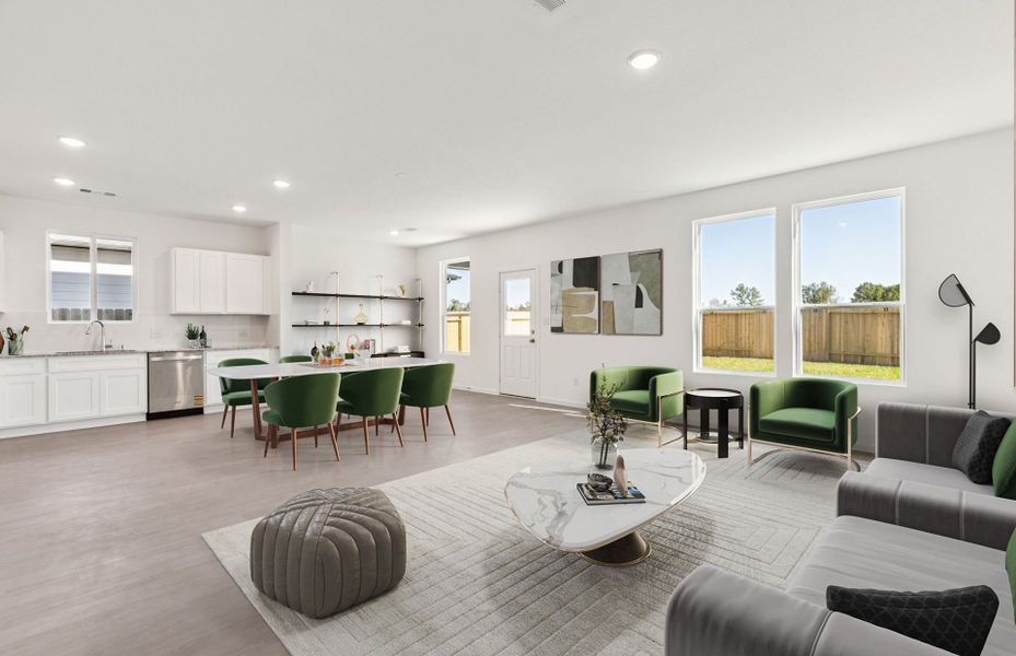 Furnished interior view inside a new home in Montgomery Bend, Montgomery (Image 9).