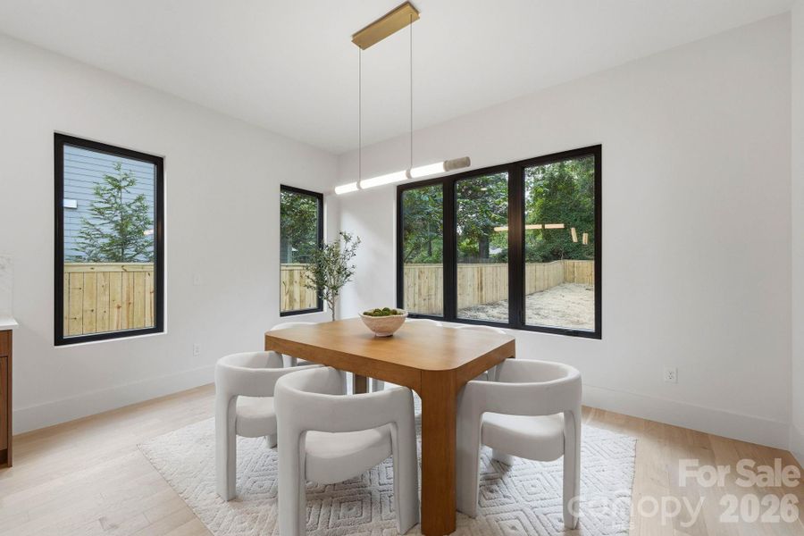 Furnished interior view inside a new home in , Charlotte (Image 11).