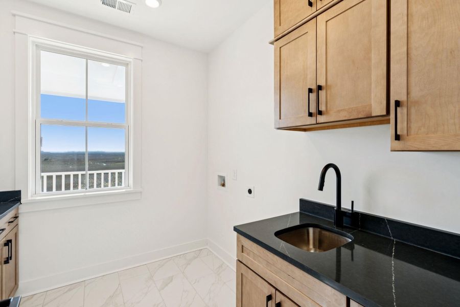 Furnished interior view inside a new home in Overlook at Copahee Sound, Awendaw (Image 16).