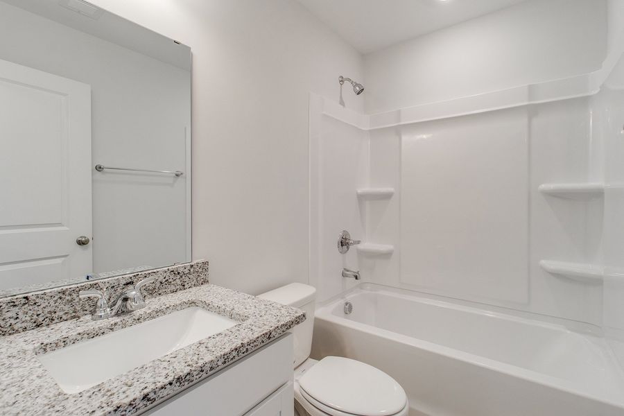 Furnished interior view inside a new home in Astoria, Columbia (Image 10).