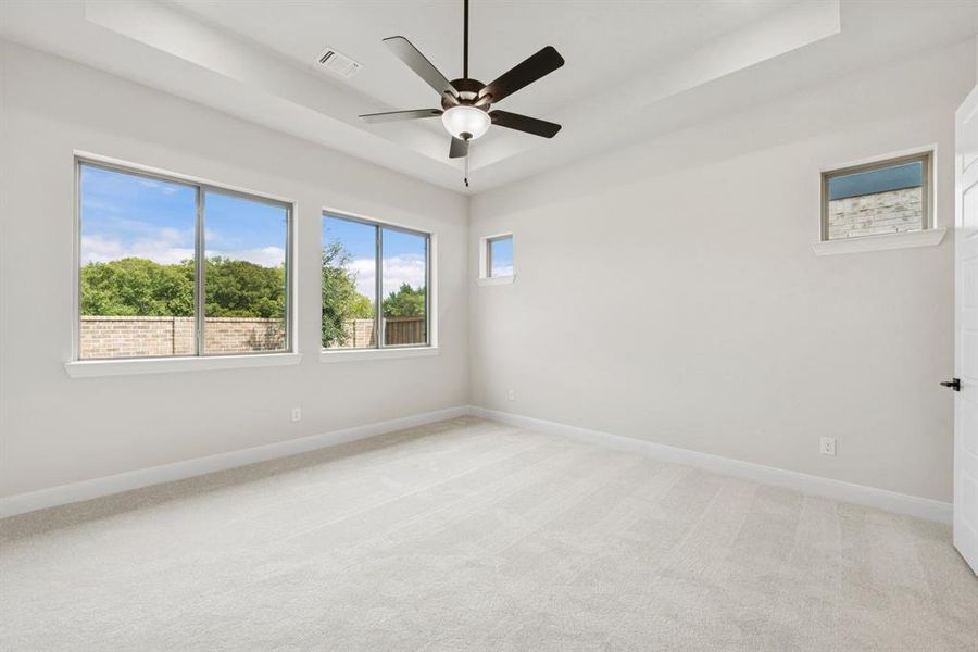Spacious, unfurnished interior of a new home in South Pointe Cottage Series, Mansfield (Image 18). Spacious, unfurnished interior of a new home in South Pointe Cottage Series, Mansfield (Image 18).