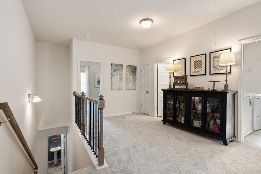 Furnished interior view inside a new home in Jones Ridge, Dallas (Image 20).