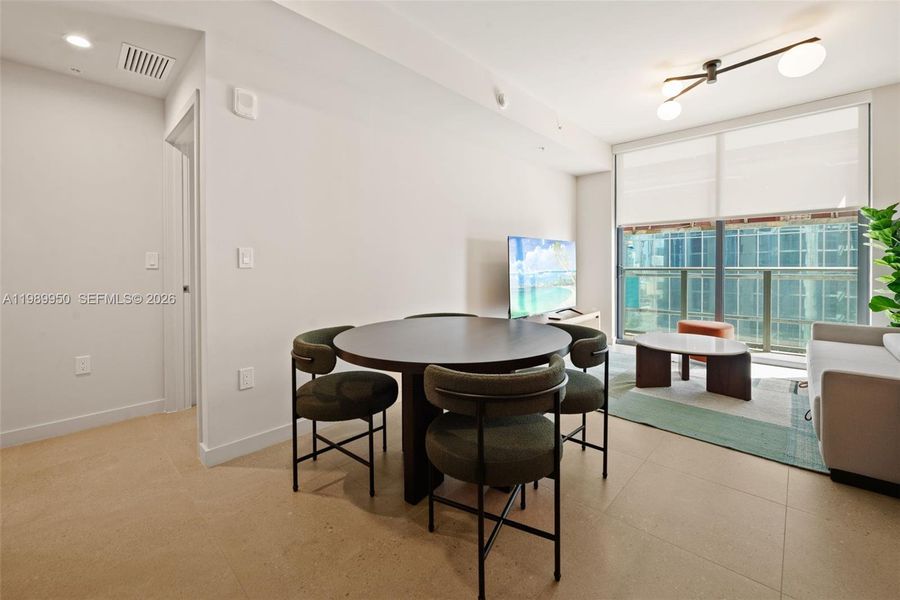 Furnished interior view inside a new home in , Miami (Image 4). Furnished interior view inside a new home in , Miami (Image 4).