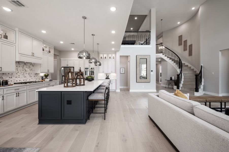 Representative furnished interior of a home built from the Snyder by Tri Pointe Homes in Harvest Green, Richmond (Image 47).
