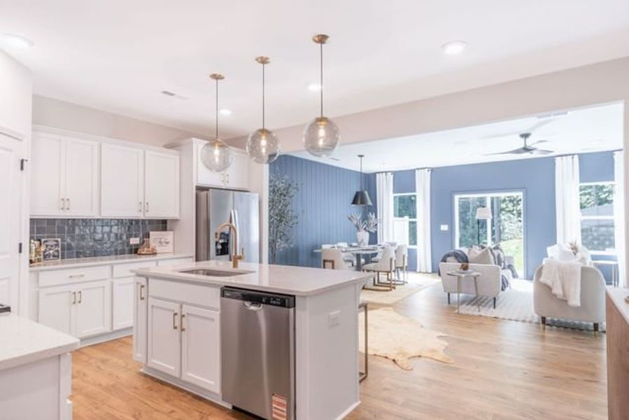 Representative furnished interior of a home built from the Longfield TH by True Homes in Penley Place Townhomes, Clover (Image 7). Representative furnished interior of a home built from the Longfield TH by True Homes in Penley Place Townhomes, Clover (Image 7).
