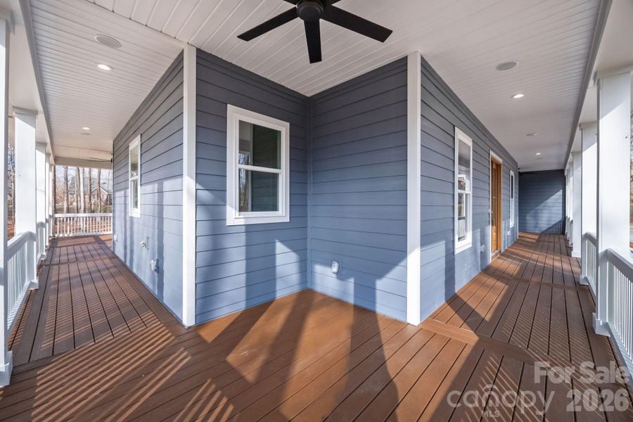 Exterior details and patio area of a home in , Statesville (Image 21).