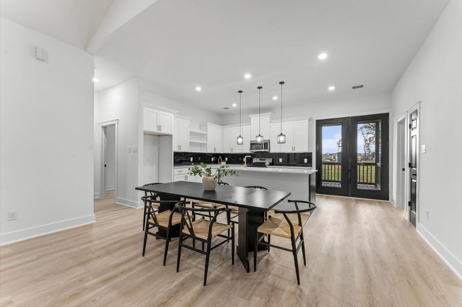 Furnished interior view inside a new home in , Huffman (Image 9).