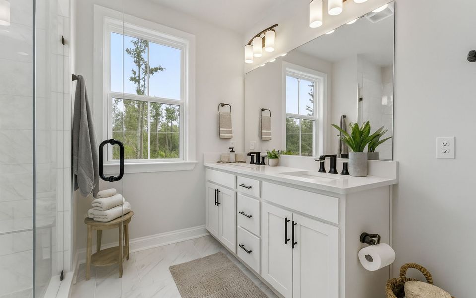 Furnished interior view inside a new home in Nexton, Summerville (Image 10).