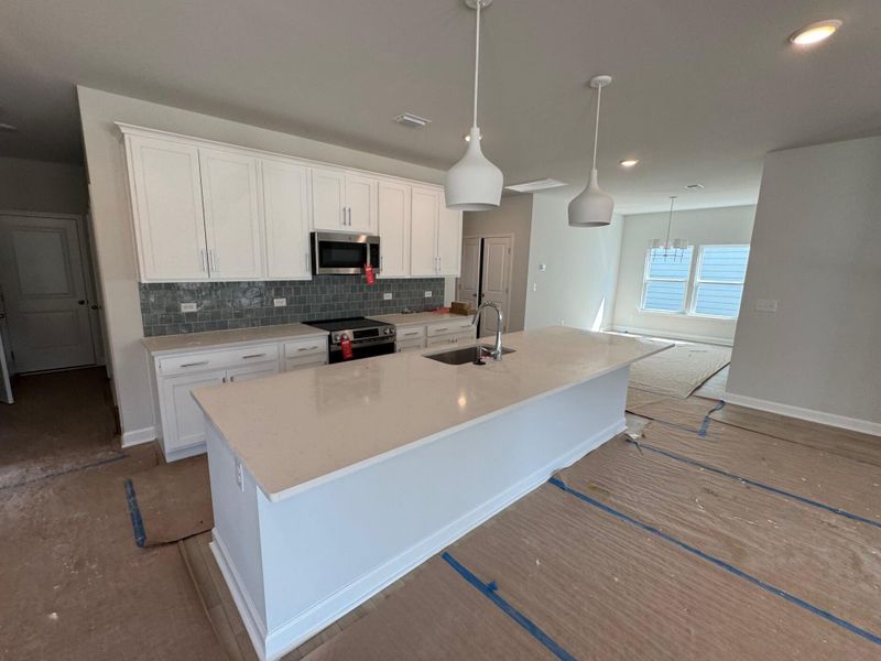 In-progress construction of a new home in , Ravenel, SC (Image 34).