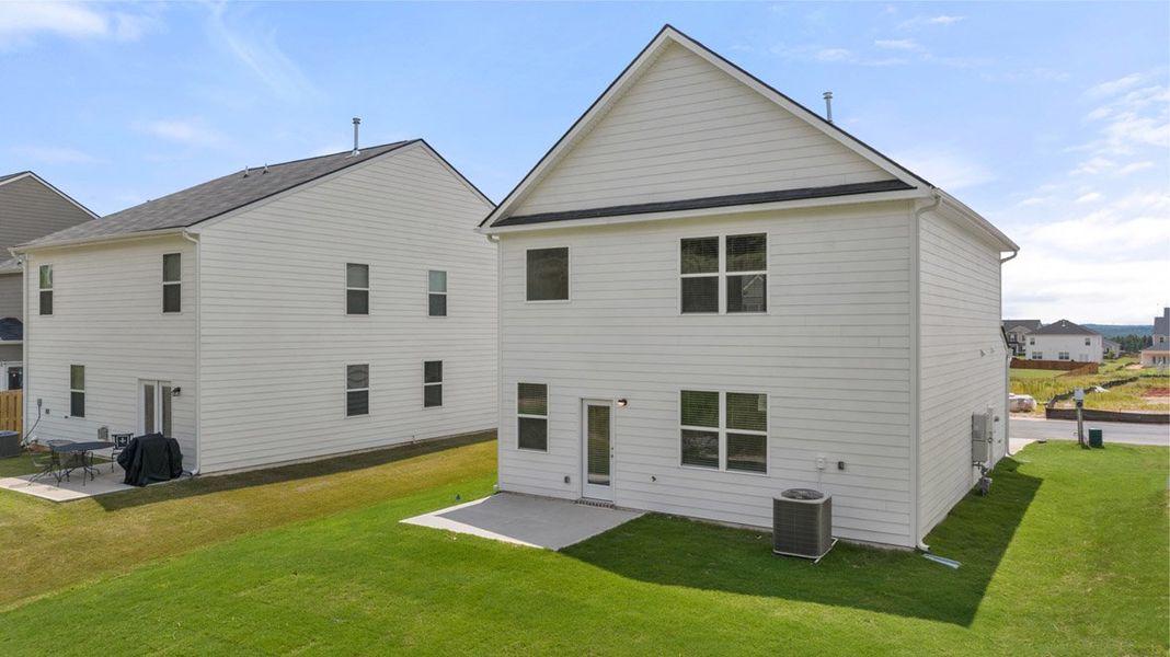 Exterior details and patio area of a home in Highland Hills, Graniteville (Image 18). Exterior details and patio area of a home in Highland Hills, Graniteville (Image 18).