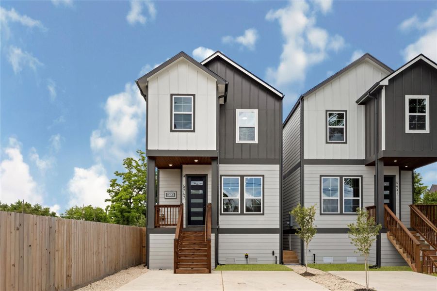 Front exterior of a new home in , Houston, TX, highlighting curb appeal (Image 23).
