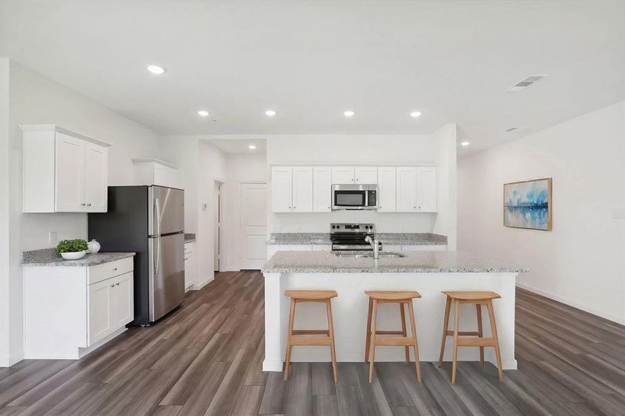 Furnished interior view inside a new home in Broadmoor Village, Cedar Hill (Image 4).