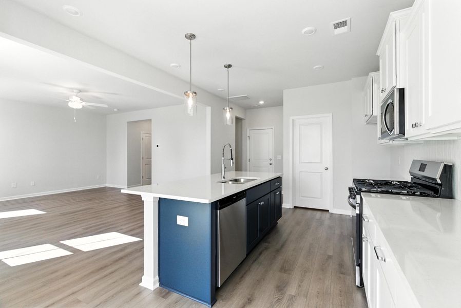 Furnished interior view inside a new home in Six Oaks, Summerville (Image 11).