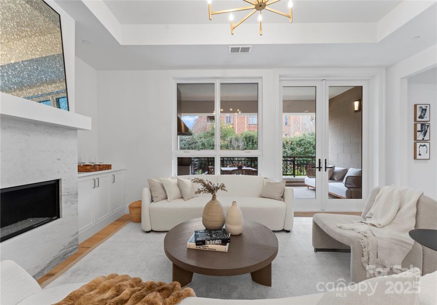Furnished interior view inside a new home in The Regent at Eastover, Charlotte (Image 28).