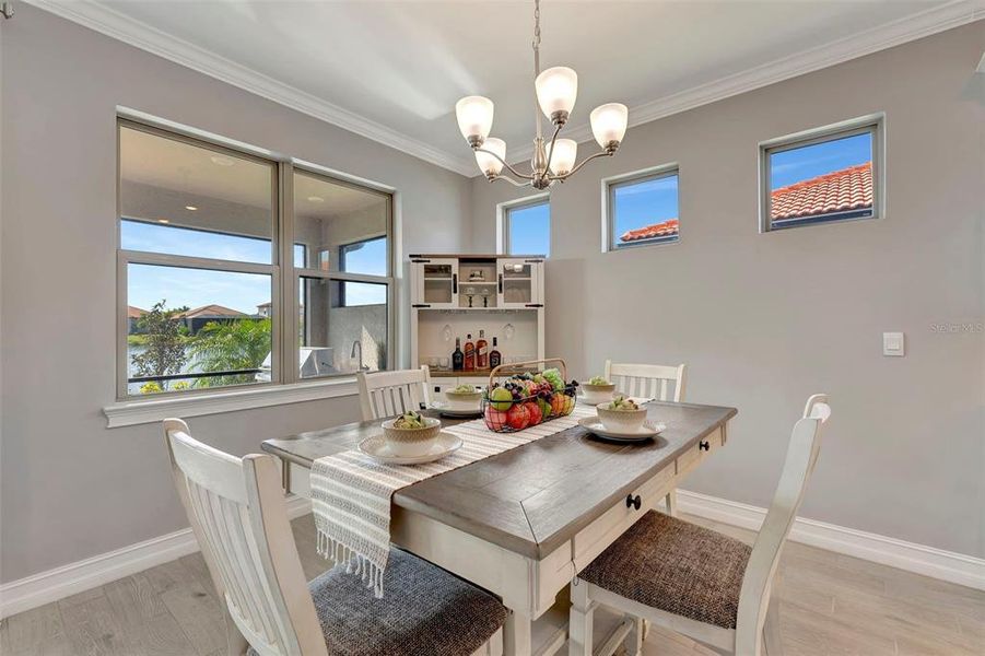 Furnished interior view inside a new home in , Nokomis (Image 26).