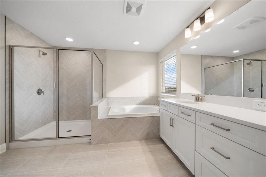 Furnished interior view inside a new home in Chapel Crossings, Wesley Chapel (Image 11). Furnished interior view inside a new home in Chapel Crossings, Wesley Chapel (Image 11).