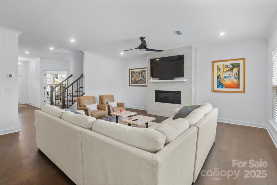 Furnished interior view inside a new home in , Charlotte (Image 9).