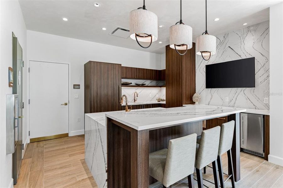 Furnished interior view inside a new home in , St. Petersburg (Image 3).