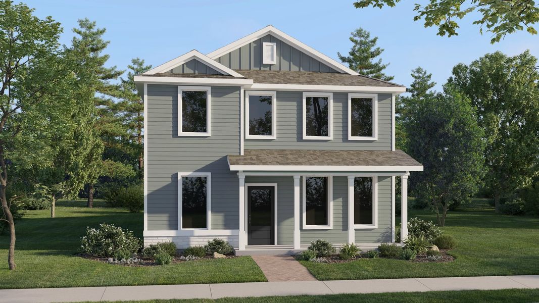 Exterior F with landscaping Exterior F with landscaping