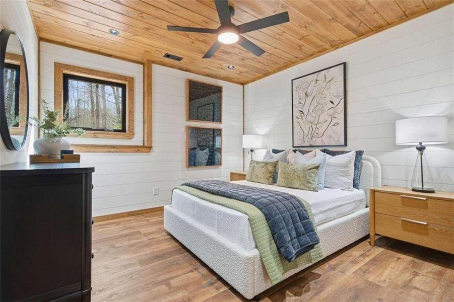 Furnished interior view inside a new home in , Blue Ridge (Image 33).
