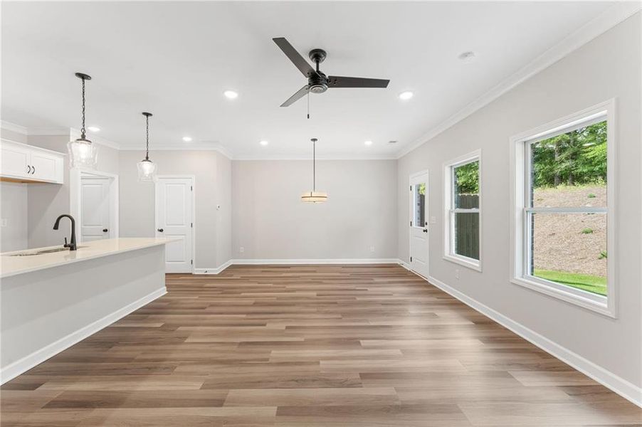 Spacious, unfurnished interior of a new home in Wildwood Place, Powder Springs (Image 20). Spacious, unfurnished interior of a new home in Wildwood Place, Powder Springs (Image 20).