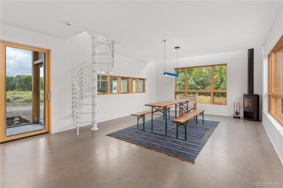 Furnished interior view inside a new home in , Crestone (Image 17).