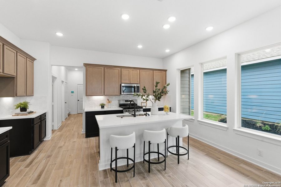Furnished interior view inside a new home in The Crossvine, Schertz (Image 10).