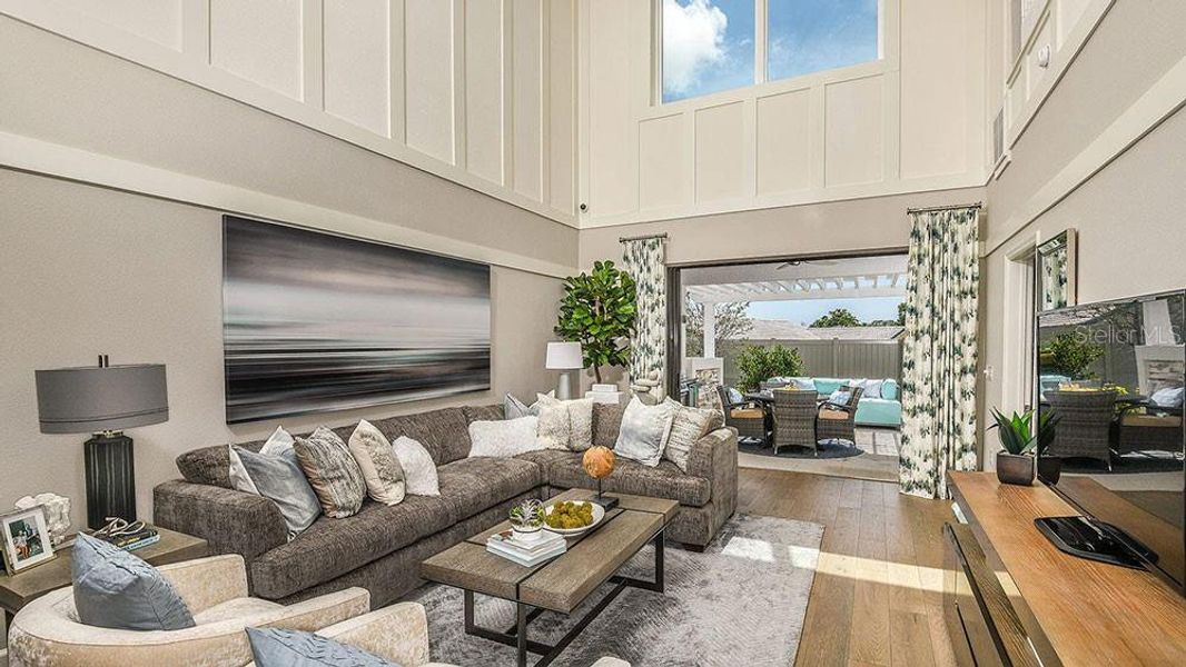 Furnished interior view inside a new home in Tiburon, Nokomis (Image 6). Furnished interior view inside a new home in Tiburon, Nokomis (Image 6).