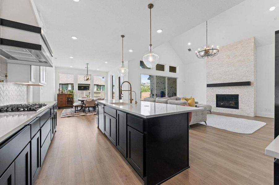 Furnished interior view inside a new home in , Fulshear (Image 7).