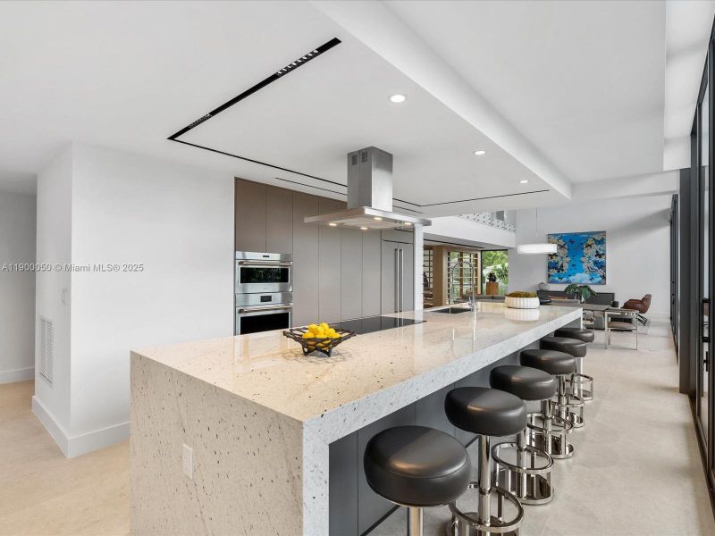 Furnished interior view inside a new home in , Miami Shores (Image 10).