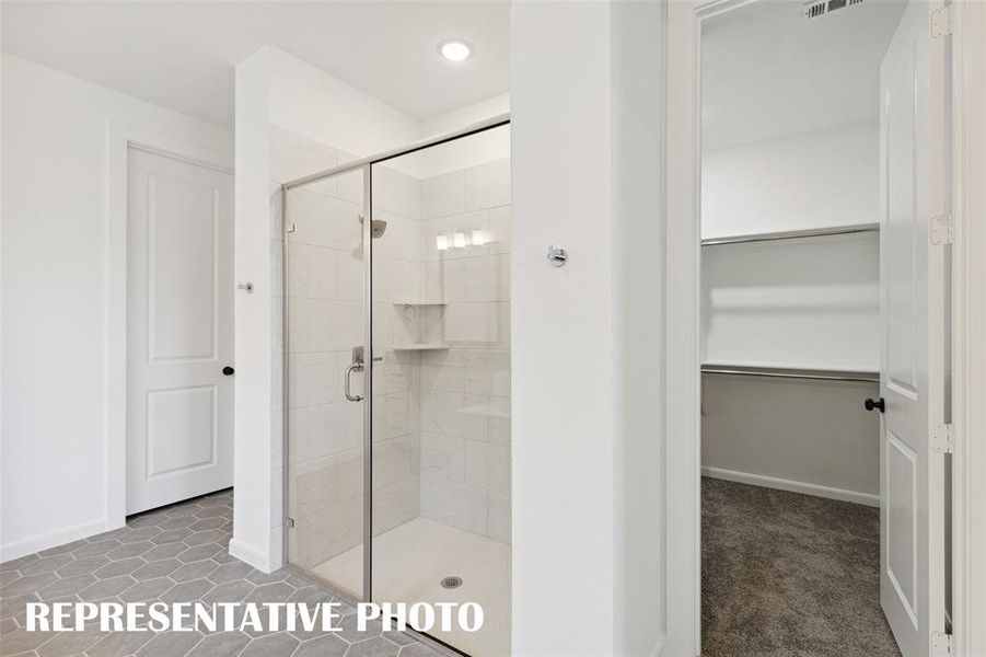 Your new owner's bath features a spacious walk in shower that you will never want to leave! REPRESENTATIVE PHOTO Your new owner's bath features a spacious walk in shower that you will never want to leave! REPRESENTATIVE PHOTO