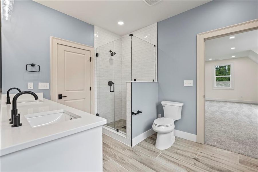 Furnished interior view inside a new home in , Lilburn (Image 47).