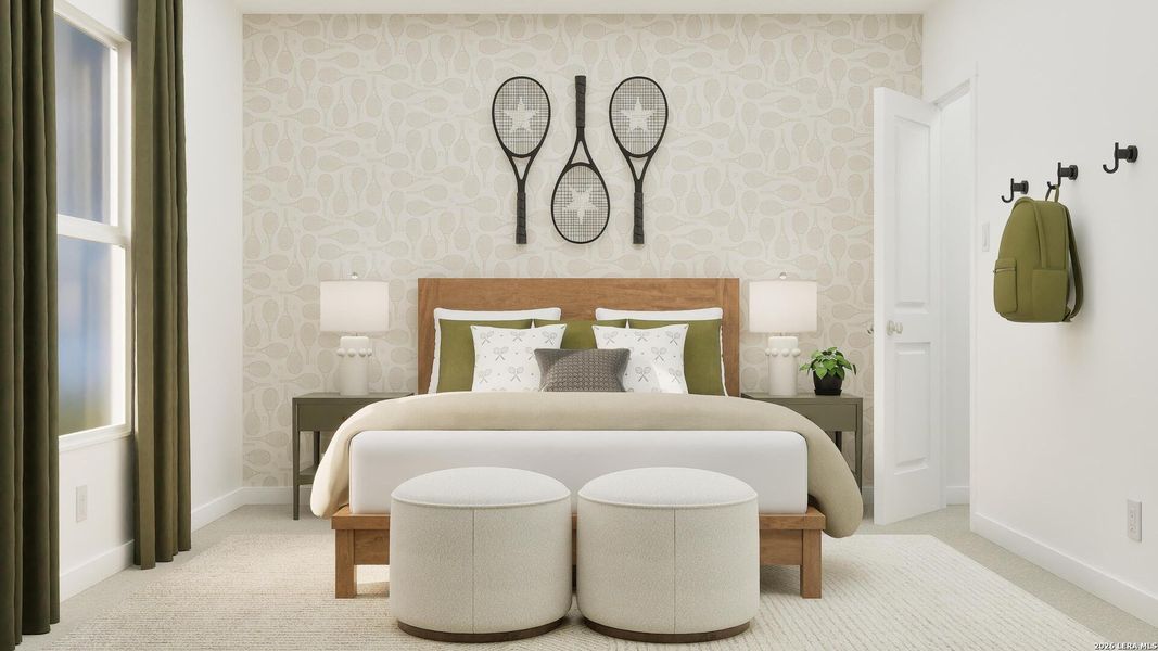 Furnished interior view inside a new home in Brookmill, San Antonio (Image 7).