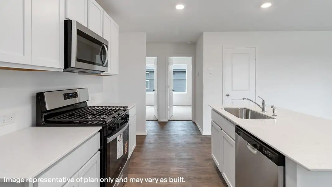 Furnished interior view inside a new home in Garver Heights, Houston (Image 5).
