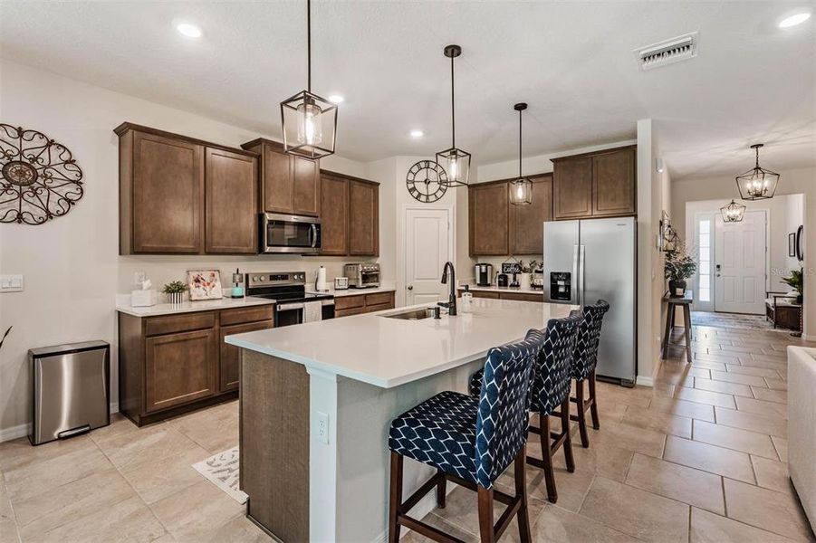 Furnished interior view inside a new home in Deerbrook, Land O' Lakes (Image 17).