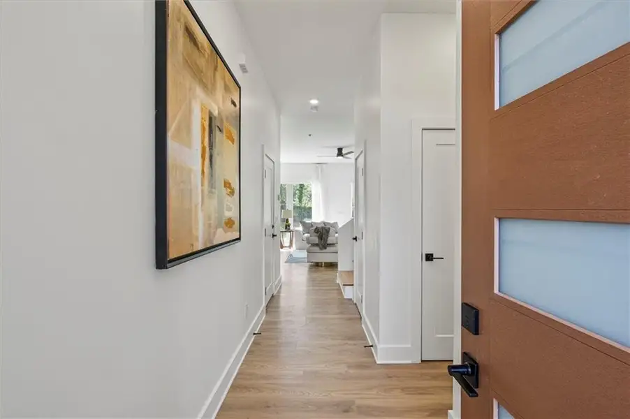 Furnished interior view inside a new home in , Atlanta (Image 9). Furnished interior view inside a new home in , Atlanta (Image 9).