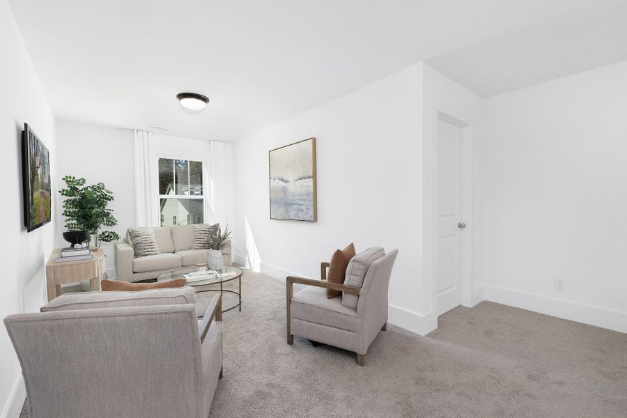 Furnished interior view inside a new home in Stonebridge Fairways, Monroe (Image 27).