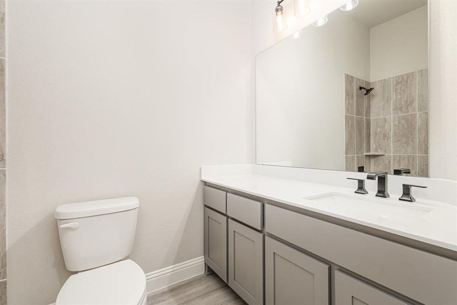 Furnished interior view inside a new home in Sagebrush Addition, Midlothian (Image 7).