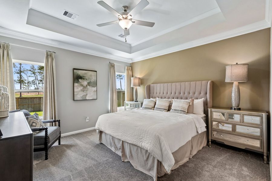 The Sparrow II- Primary Suite with Tray Ceiling The Sparrow II- Primary Suite with Tray Ceiling