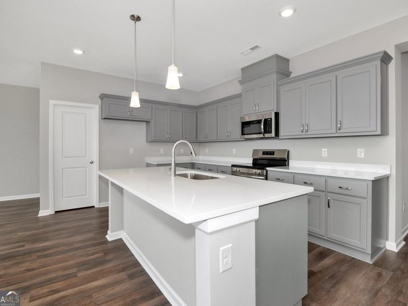 Furnished interior view inside a new home in Ivy Glen, Perry (Image 3). Furnished interior view inside a new home in Ivy Glen, Perry (Image 3).