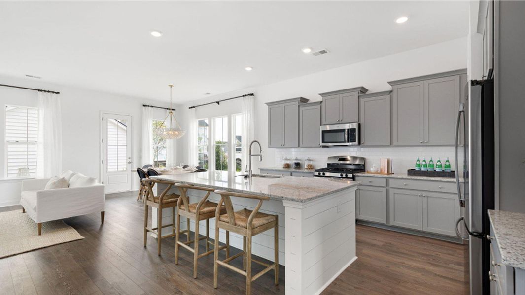 Furnished interior view inside a new home in Heron's Walk at Summers Corner, Summerville (Image 11).