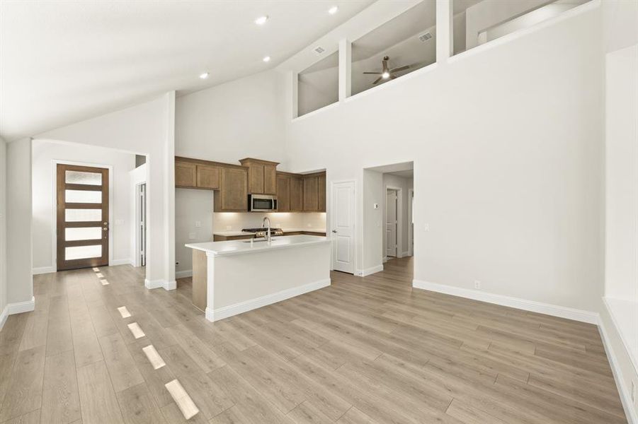 Furnished interior view inside a new home in Arcadia Trails Classic 60, Balch Springs (Image 11). Furnished interior view inside a new home in Arcadia Trails Classic 60, Balch Springs (Image 11).