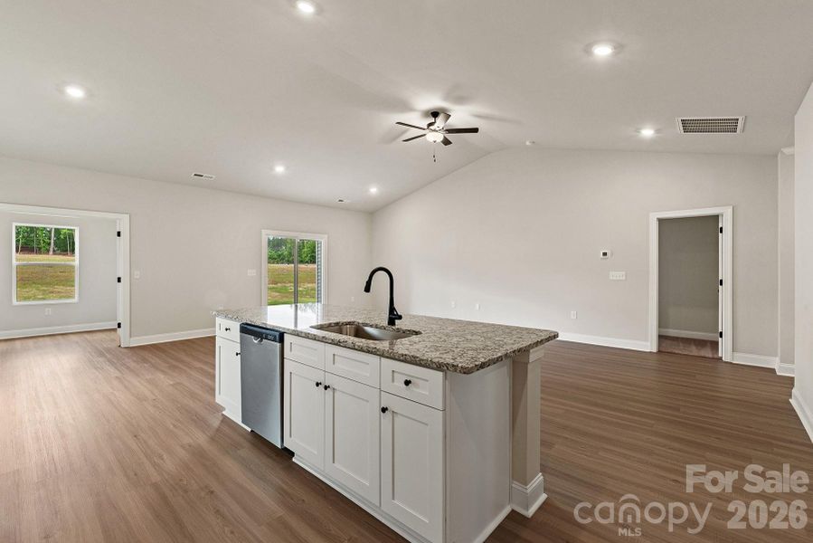 Furnished interior view inside a new home in Ascot Woods, Charlotte (Image 3). Furnished interior view inside a new home in Ascot Woods, Charlotte (Image 3).