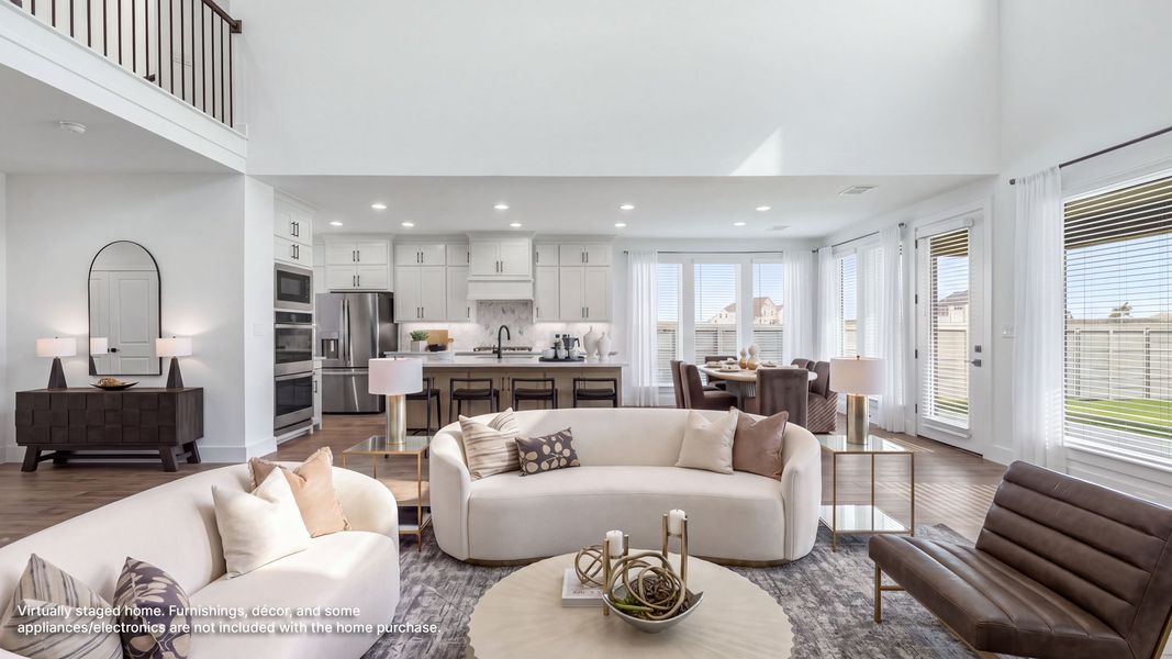 Furnished interior view inside a new home in Landmark, Denton (Image 7).