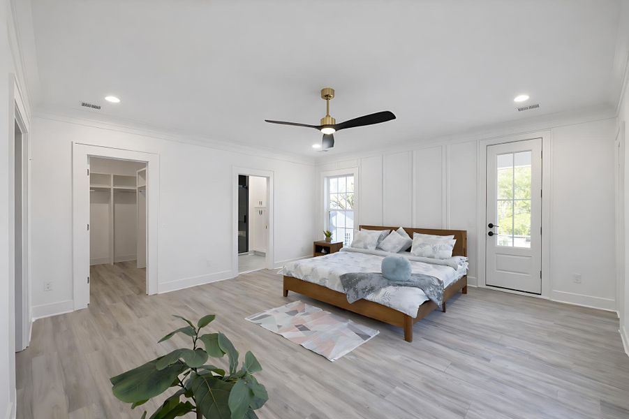 Furnished interior view inside a new home in , North Charleston (Image 47).
