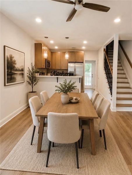 Furnished interior view inside a new home in , Gainesville (Image 9).