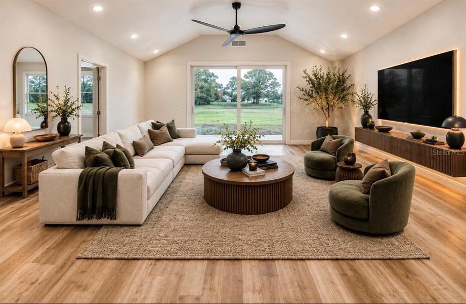 Furnished interior view inside a new home in , Sebring (Image 10).