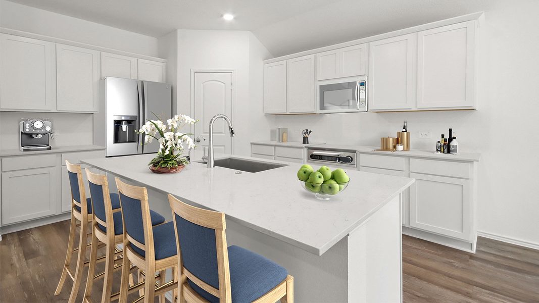 Furnished interior view inside a new home in Williams Reserve East, Conroe (Image 7).